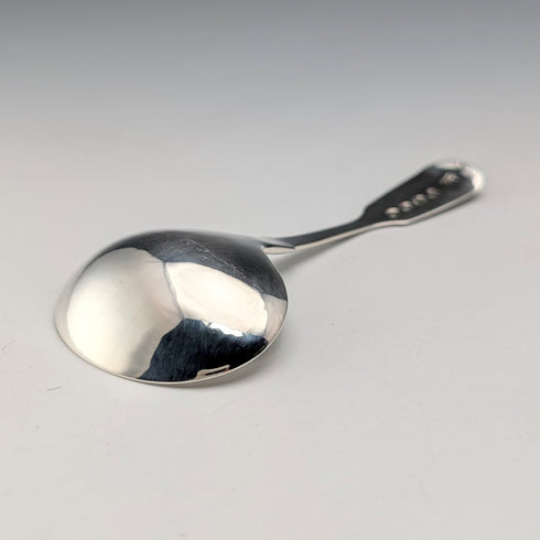 1834 British antique sterling silver tea caddy spoon by John, Henry & Charles Lias