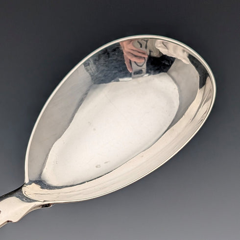 19世紀中頃 英国アンティーク 純銀製 ティーキャディースプーン Reid&Sons