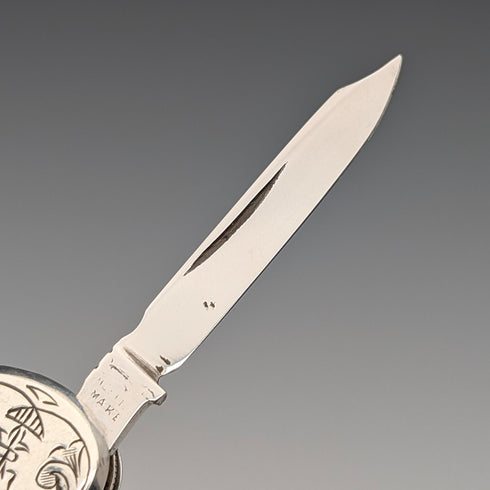 1958 British Vintage Sterling Silver Handle Multi-Tool by George Ibberson