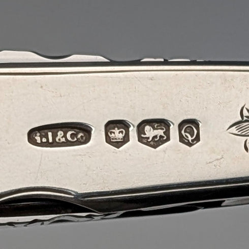 1958 British Vintage Sterling Silver Handle Multi-Tool by George Ibberson