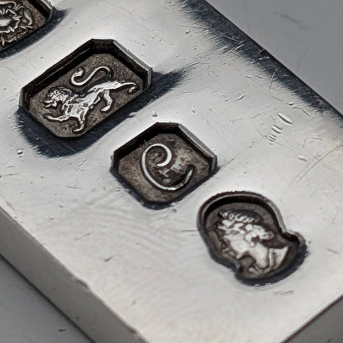 1977年 英国 純銀製 ジュビリーインゴットペンダント31g 純銀ネックレス付 BJK