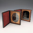 Antique British cased ambrotype pair