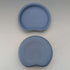 British Vintage Wedgwood Jasperware Bean-Shaped Trinket Box, Pale Blue