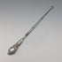 1897 British antique sterling silver handle large button hook Henry Matthews
