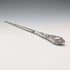1897 British antique sterling silver handle large button hook Henry Matthews
