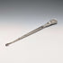 1897 British antique sterling silver handle large button hook Henry Matthews