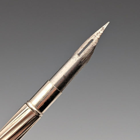 アンティーク シルバープレート製 トラベルステーショナリーセット(つけペン、ナイフ)