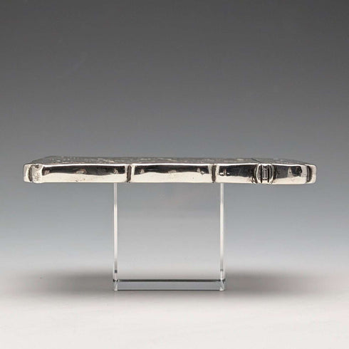 1874 British antique sterling silver card case 64g Robert Thornton