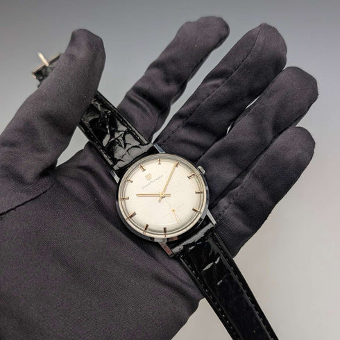 1960s Girard-Perregaux Mechanical Wristwatch Ref.8874V Stainless Steel Case Good Working Condition