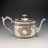 约1900年 英国古董镀银鼓形茶壶 James Dixon&Son