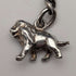 Circa 1900 British antique sterling silver Albert chain, 42g, sterling silver lion passant fob