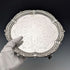 1893 British antique sterling silver Salva card tray diameter 23cm 413g Charles Boyton