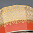 1929 British vintage porcelain cups in sterling silver holders, set of 3, Walker & Hall, AYNSLEY