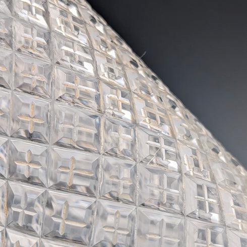 英国アンティーク カットガラス&シルバープレート製 ウォータージャグ