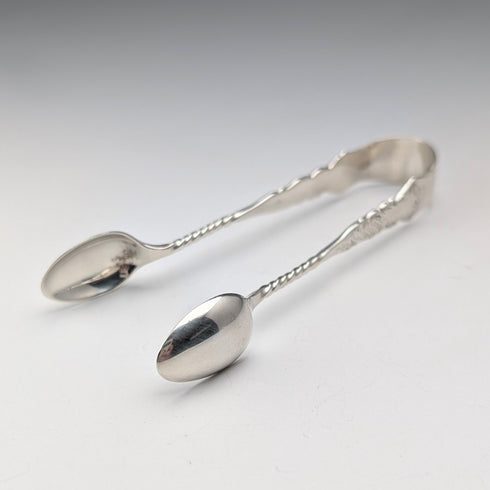 1902年 英国アンティーク 純銀製シュガートング 22g Charles Boyton