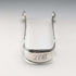 1844 British antique sterling silver sugar tongs 60g Chawner & Co.