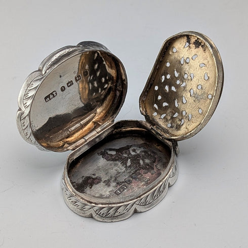 1881 年英國古董純銀油醋汁 21 克 Hilliard&Thomason