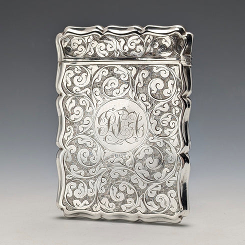 1895 年英國古董純銀卡包 48 克 Colen Hewer Cheshire