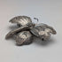 Vintage Portuguese filigree butterfly silver brooch