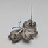 Vintage Portuguese filigree butterfly silver brooch