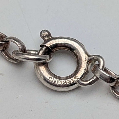 1977年 英国 純銀製 ジュビリーインゴットペンダント&純銀製チェーン 計21g Excalibur Jewellery①