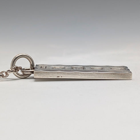 1977年 英国 純銀製 ジュビリーインゴットペンダント&純銀製チェーン 計21g Excalibur Jewellery②