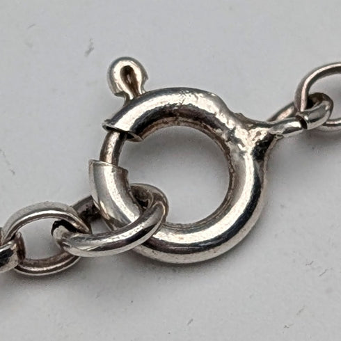 1977年 英国 純銀製 ジュビリーインゴットペンダント&純銀製チェーン 計21g Excalibur Jewellery②