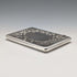 1883 British antique sterling silver card case 75g William Summers