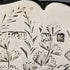 1906 British antique sterling silver double door card case, 84g, Hilliard & Thomason