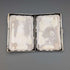 1906 British antique sterling silver double door card case, 84g, Hilliard & Thomason
