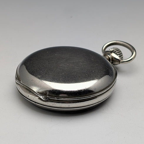 1908年頃 アンティーク ロンジン 懐中時計 オープンフェース 直径55mm 動作良好