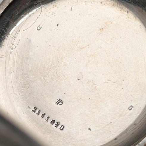 1908年頃 アンティーク ロンジン 懐中時計 オープンフェース 直径55mm 動作良好