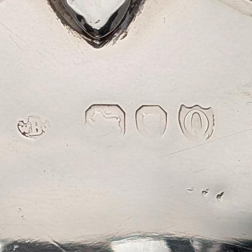 1891 British antique sterling silver large sugar bowl 395g Walter & John Barnard