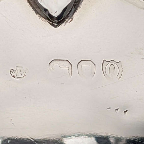 1891年 英国アンティーク 純銀製 大型シュガーボウル 395g Walter&John Barnard