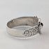British vintage Victorian design sterling silver ring (size 8-9)