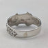 British vintage Victorian design sterling silver ring (size 8-9)