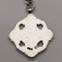 Circa 1890 British antique sterling silver Albert chain, 65g sterling silver medal fob