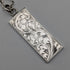 1977 British sterling silver jubilee ingot pendant and sterling silver chain, total weight 22g, WJ Co.