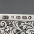 1871 British antique sterling silver card case, 67g, boxed, excellent condition, Robert Thornton