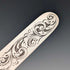 Circa 1851 British antique pure silver christening cutlery, total weight 34g, James Collins
