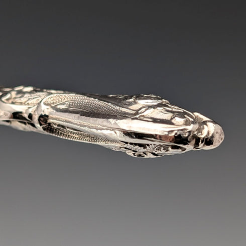 1851年頃 英国アンティーク 総純銀製 クリスニングカトラリー 計34g James Collins