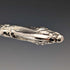 Circa 1851 British antique pure silver christening cutlery, total weight 34g, James Collins