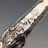 Circa 1851 British antique pure silver christening cutlery, total weight 34g, James Collins