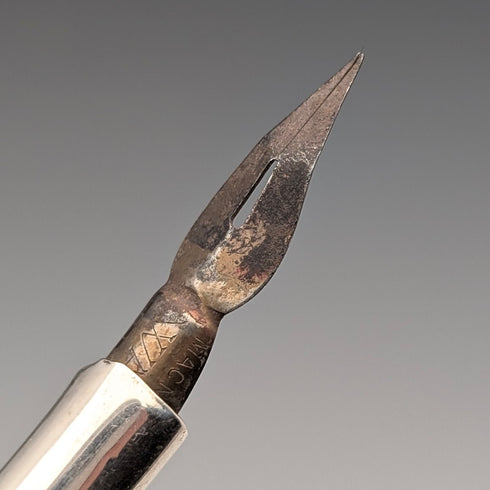 1921 年英國古董純銀沾水筆 S Mordan