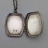 1908년 영국 앤틱 순은제 꽃 장식 로켓 펜던트, 순은 목걸이 포함, 총 7.8g, Sheldon Brothers