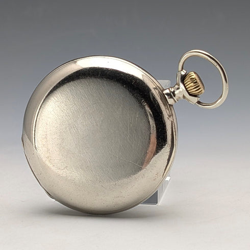 1910年頃 アンティーク オメガ 懐中時計 直径55mm 鉄道時計 合金ケース 動作良好