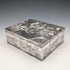 1912 British antique sterling silver large box with detailed decoration 444g George Bedingham Very good condition