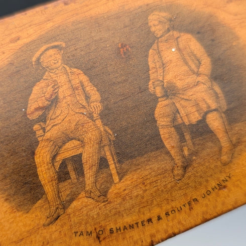 一套 5 件古董英國木製 Mauclin 盒子,約 1900 年製造