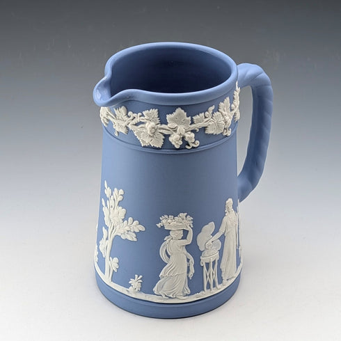 英國復古 Wedgwood Jasperware 淡藍色水壺
