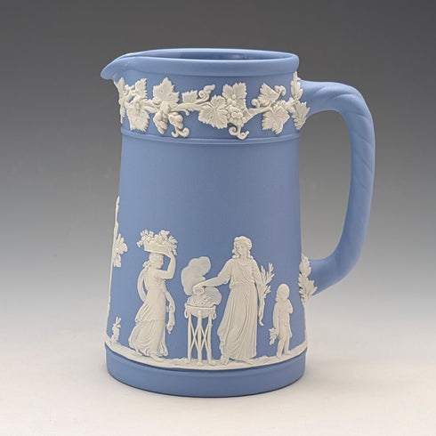 英國復古 Wedgwood Jasperware 淡藍色水壺